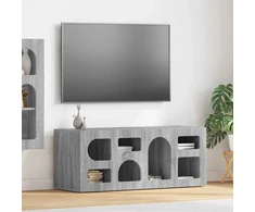 TV staliukas Televizoriaus spintelė ELST 100 x 35 x 40 cm Pilkas Sonoma