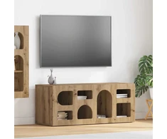 TV staliukas Televizoriaus spintelė ELST 100 x 35 x 40 cm Amatininkų ąžuolas