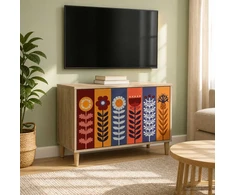 TV staliukas Televizoriaus spintelė ESSEN 69 x 33 x 50 cm Sonoma ąžuolo