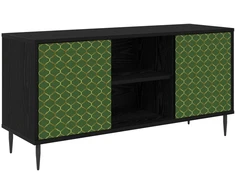 TV staliukas Televizoriaus spintelė GELEEN 102 x 33 x 51 cm Juodojo ąžuolo