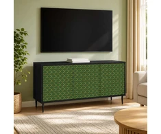 TV staliukas Televizoriaus spintelė GELEEN 102 x 33 x 51 cm Juodojo ąžuolo