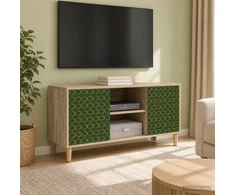TV staliukas Televizoriaus spintelė GELEEN 102 x 33 x 50 cm Sonoma ąžuolo