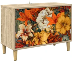 TV staliukas Televizoriaus spintelė GENNEP 69 x 33 x 50 cm Sonoma ąžuolo