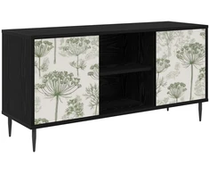 TV staliukas Televizoriaus spintelė GOTHA 102 x 33 x 51 cm Juodojo ąžuolo