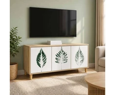 TV staliukas Televizoriaus spintelė HANAU 102 x 33 x 50 cm Sonoma ąžuolo