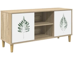 TV staliukas Televizoriaus spintelė HANAU 102 x 33 x 50 cm Sonoma ąžuolo