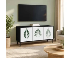 TV staliukas Televizoriaus spintelė HANAU 102 x 33 x 51 cm Juodojo ąžuolo
