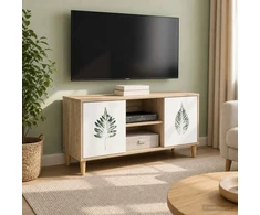 TV staliukas Televizoriaus spintelė HANAU 102 x 33 x 50 cm Sonoma ąžuolo