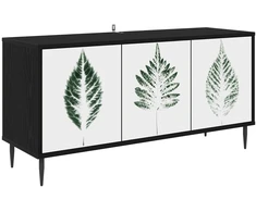 TV staliukas Televizoriaus spintelė HANAU 102 x 33 x 51 cm Juodojo ąžuolo