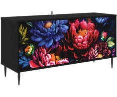 TV staliukas Televizoriaus spintelė KIEL 102 x 33 x 51 cm Juodojo ąžuolo