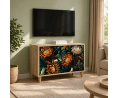 TV staliukas Televizoriaus spintelė LOCHEM 69 x 33 x 50 cm Sonoma ąžuolo