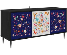 TV staliukas Televizoriaus spintelė MAINZ 102 x 33 x 51 cm Juodojo ąžuolo