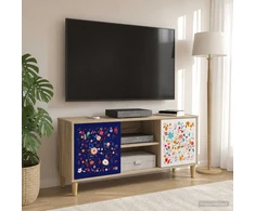 TV staliukas Televizoriaus spintelė MAINZ 102 x 33 x 50 cm Sonoma ąžuolo