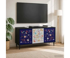 TV staliukas Televizoriaus spintelė MAINZ 102 x 33 x 51 cm Juodojo ąžuolo