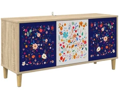 TV staliukas Televizoriaus spintelė MAINZ 102 x 33 x 50 cm Sonoma ąžuolo