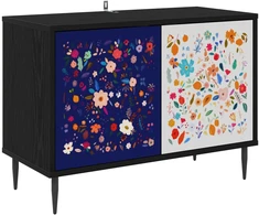 TV staliukas Televizoriaus spintelė MAINZ 69 x 33 x 50,5 cm Juodojo ąžuolo