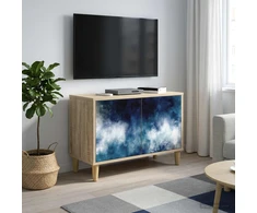 TV staliukas Televizoriaus spintelė RAALTE 69 x 33 x 50 cm Sonoma ąžuolo