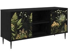 Televizoriaus spintelė RHENEN 102 x 33 x 51 cm Juodojo ąžuolo