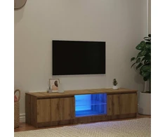TV staliukas televizoriaus spintelė su LED lemputėmis Artisan ąžuolas