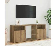 TV staliukas televizoriaus spintelė su LED lemputėmis Artisan ąžuolas
