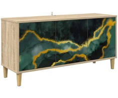 TV staliukas Televizoriaus spintelė WIJHE 102 x 33 x 50 cm Sonoma ąžuolo