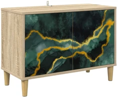 TV staliukas Televizoriaus spintelė WIJHE 69 x 33 x 50 cm Sonoma ąžuolo