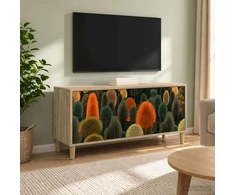 TV staliukas Televizoriaus spintelė ZAANDAM 102 x 33 x 50 cm Sonoma ąžuolo