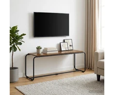 TV staliukas Televizoriaus stovas 113.5 x 35.5 x 42 cm Dūminio ąžuolo
