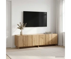 TV staliukas Televizoriaus stovas 140 x 34,5 x 40 cm Artisano ąžuolo