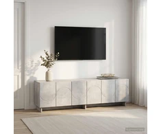 TV staliukas Televizoriaus stovas 140 x 34,5 x 40 cm Betono pilka
