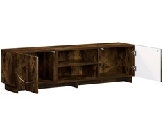 TV staliukas Televizoriaus stovas 140 x 34,5 x 40 cm Dūminio ąžuolo