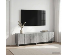 TV staliukas Televizoriaus stovas 140 x 34,5 x 40 cm Pilka Sonoma