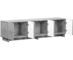 TV staliukas Televizoriaus stovas 140 x 34,5 x 40 cm Betono pilka