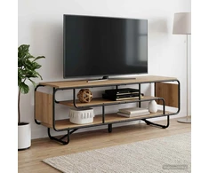 TV staliukas Televizoriaus stovas 140 x 36 x 45 cm Artisano ąžuolo
