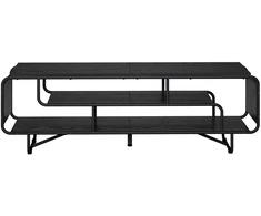 TV staliukas Televizoriaus stovas 140 x 36 x 45 cm Juodojo ąžuolo