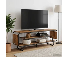 TV staliukas Televizoriaus stovas 140 x 36 x 45 cm Sendintos medienos