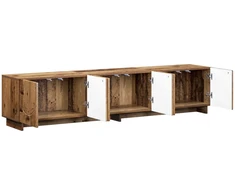 TV staliukas Televizoriaus stovas 179.5 x 34.5 x 40 cm Sendintos medienos