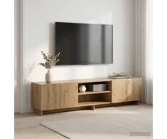 TV staliukas Televizoriaus stovas 180 x 34,5 x 40 cm Artisano ąžuolo