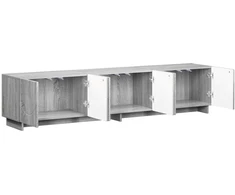 TV staliukas Televizoriaus stovas 180 x 34,5 x 40 cm Pilka Sonoma