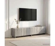 TV staliukas Televizoriaus stovas 180 x 34,5 x 40 cm Pilka Sonoma