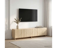TV staliukas Televizoriaus stovas 180 x 34,5 x 40 cm Sonoma ąžuolas