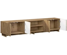 TV staliukas Televizoriaus stovas 180 x 34,5 x 40 cm Artisano ąžuolo