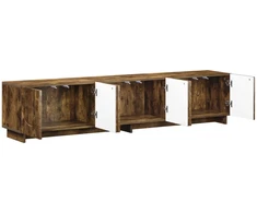TV staliukas Televizoriaus stovas 180 x 34,5 x 40 cm Dūminio ąžuolo