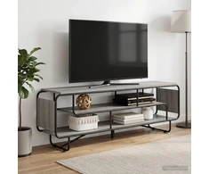 TV staliukas Televizoriaus stovas 180 x 36 x 45 cm Pilka Sonoma