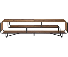 TV staliukas Televizoriaus stovas 180 x 36 x 45 cm Sendintos medienos