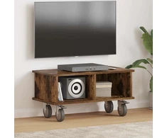 TV staliukas Televizoriaus stovas 68,5 x 35 x 35 cm Rūkyta ąžuolas