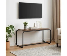 TV staliukas Televizoriaus stovas 80 x 35,5 x 42 cm Dūminio ąžuolo