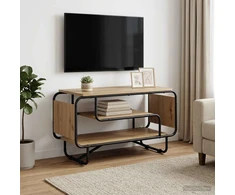 TV staliukas Televizoriaus stovas 80 x 36 x 45 cm Artisano ąžuolo