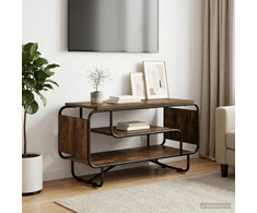 TV staliukas Televizoriaus stovas 80 x 36 x 45 cm Dūminio ąžuolo