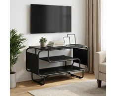 TV staliukas Televizoriaus stovas 80 x 36 x 45 cm Juodojo ąžuolo